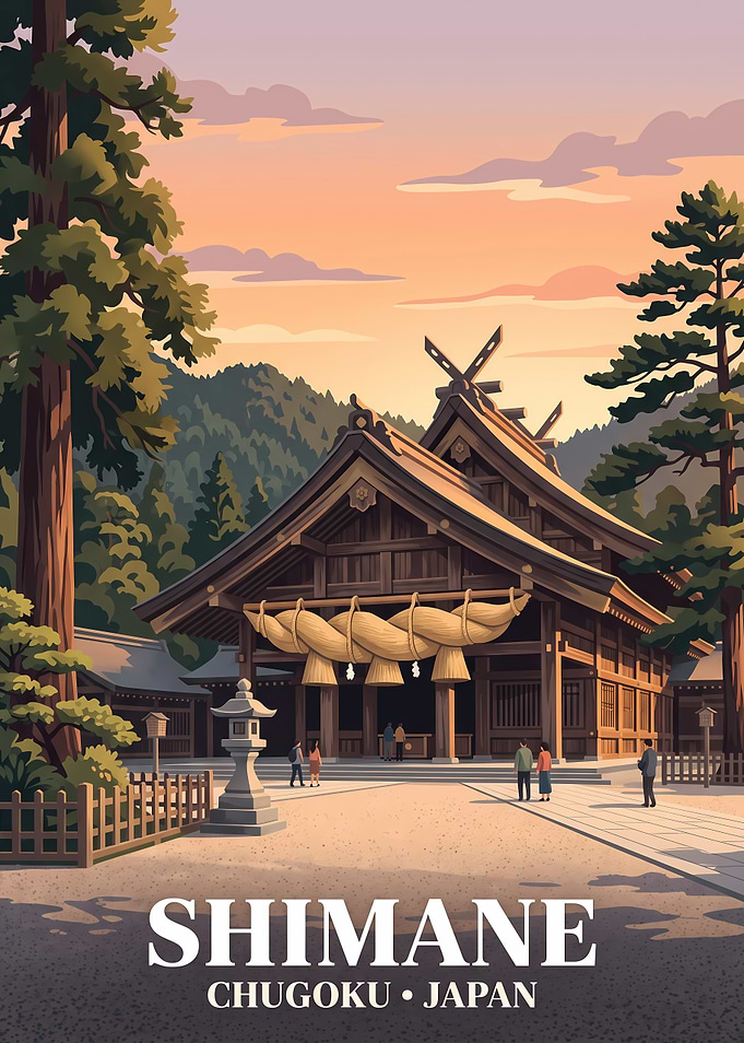 Izumo Taisha Shrine Travel Poster