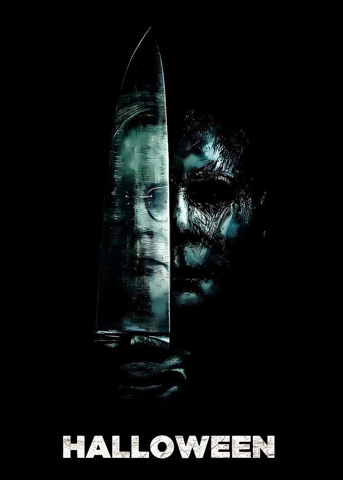 Halloween Michael Myers Knife Poster