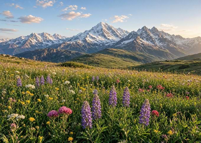 Alpine Wildflower Meadow