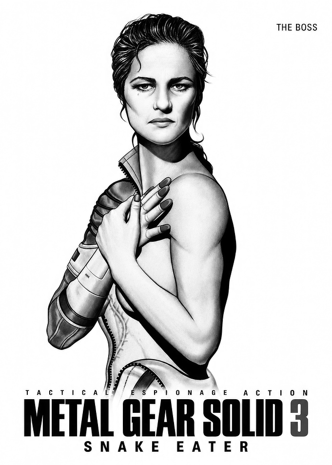 The Boss Metal Gear Solid 3 Poster