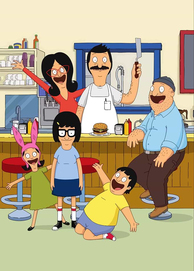 The Belcher Family at Bob's Burgers