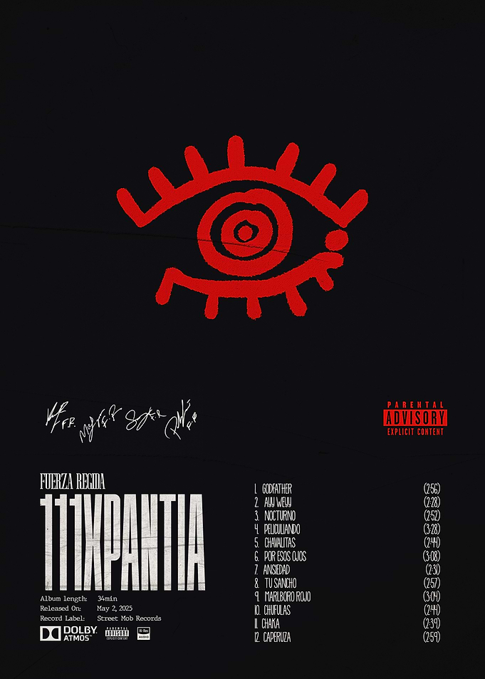 Fuerza Regida 111Xpantia Album Cover