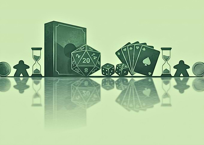 Peaceful Reflection Board Game Room Poster