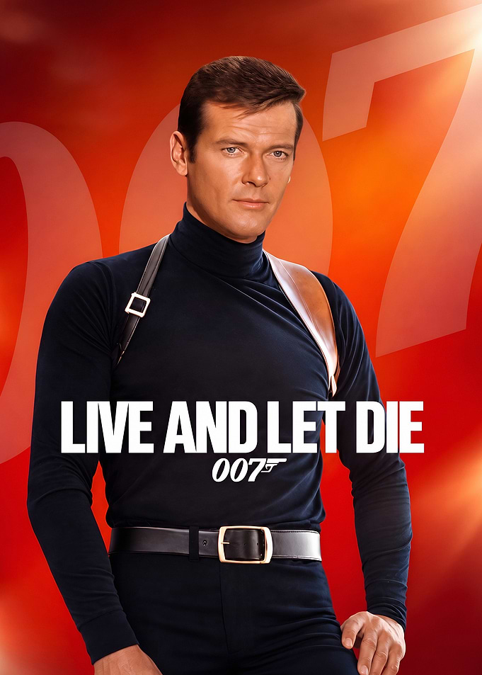 Live and Let Die 1973 James Bond Poster