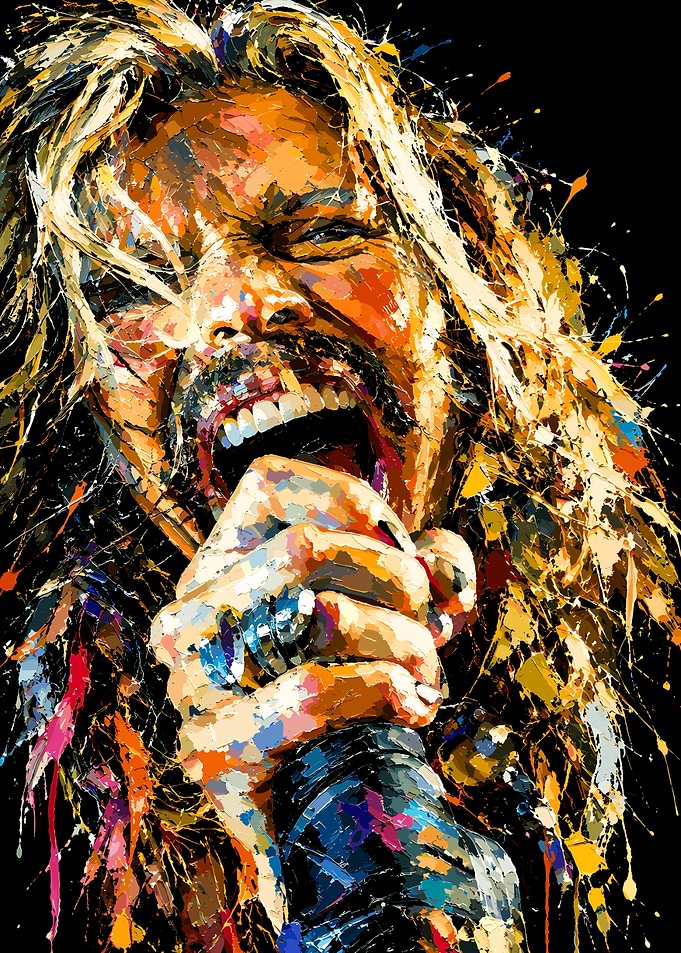 Steven Tyler Rock Star Portrait