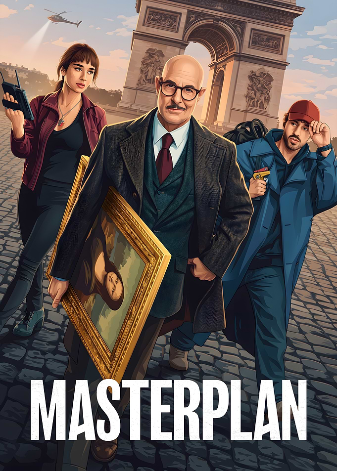 Masterplan Heist Movie Poster Art