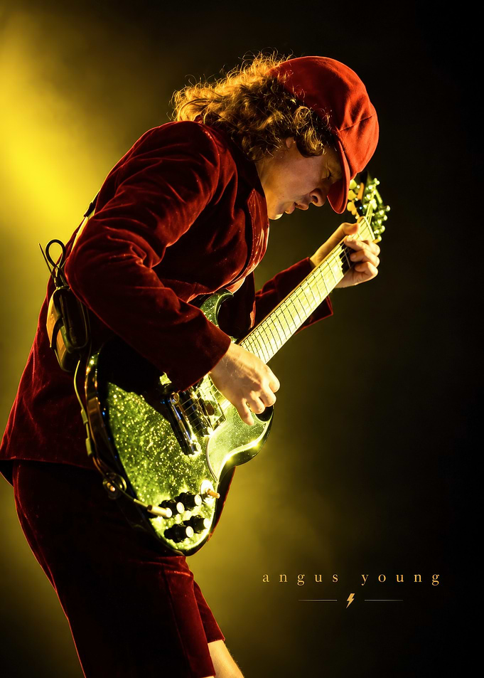 Angus Young Performing Live