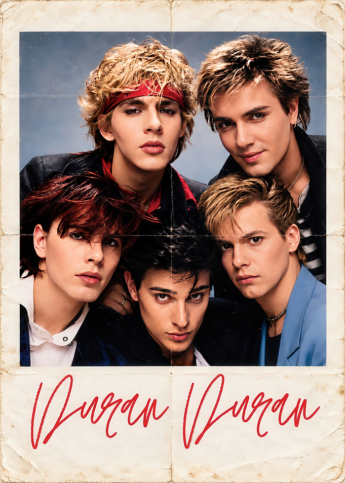 Duran Duran Vintage Style Poster