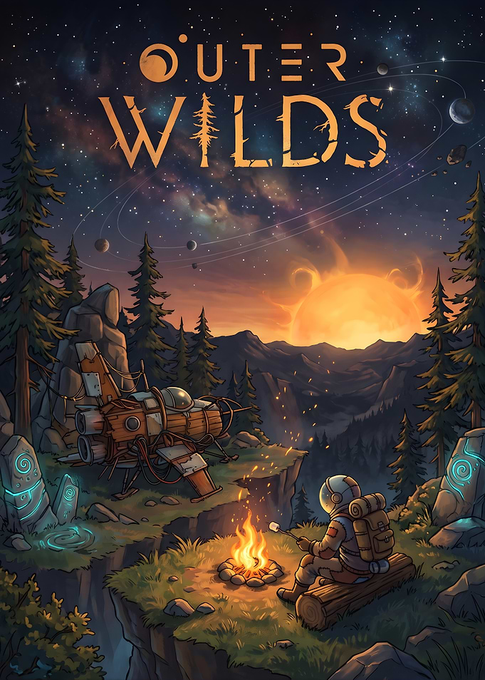 Outer Wilds Game Poster Art