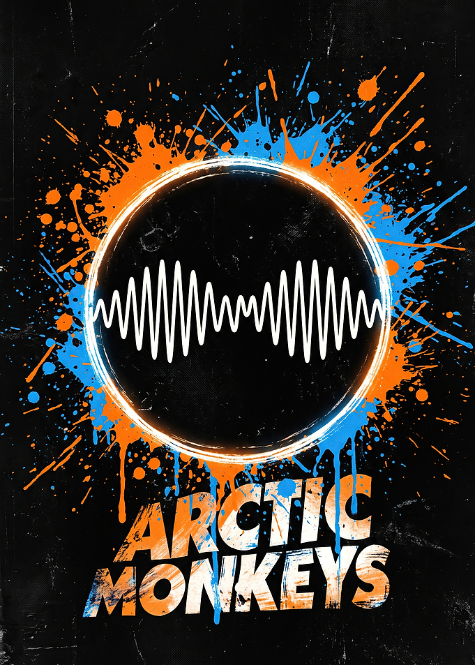 Arctic Monkeys AM Album Art Poster