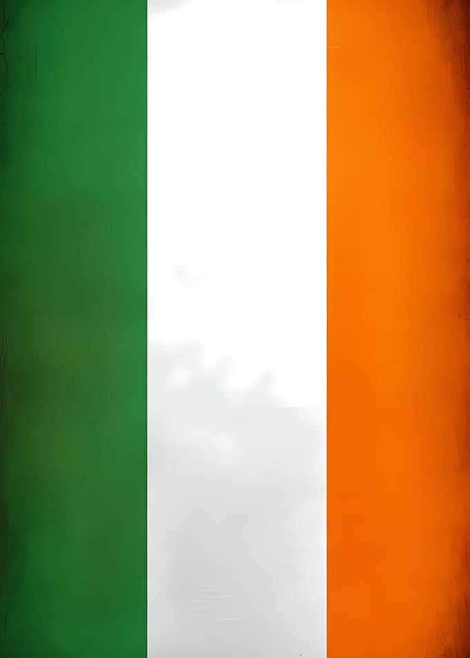 Vintage Style Irish Flag