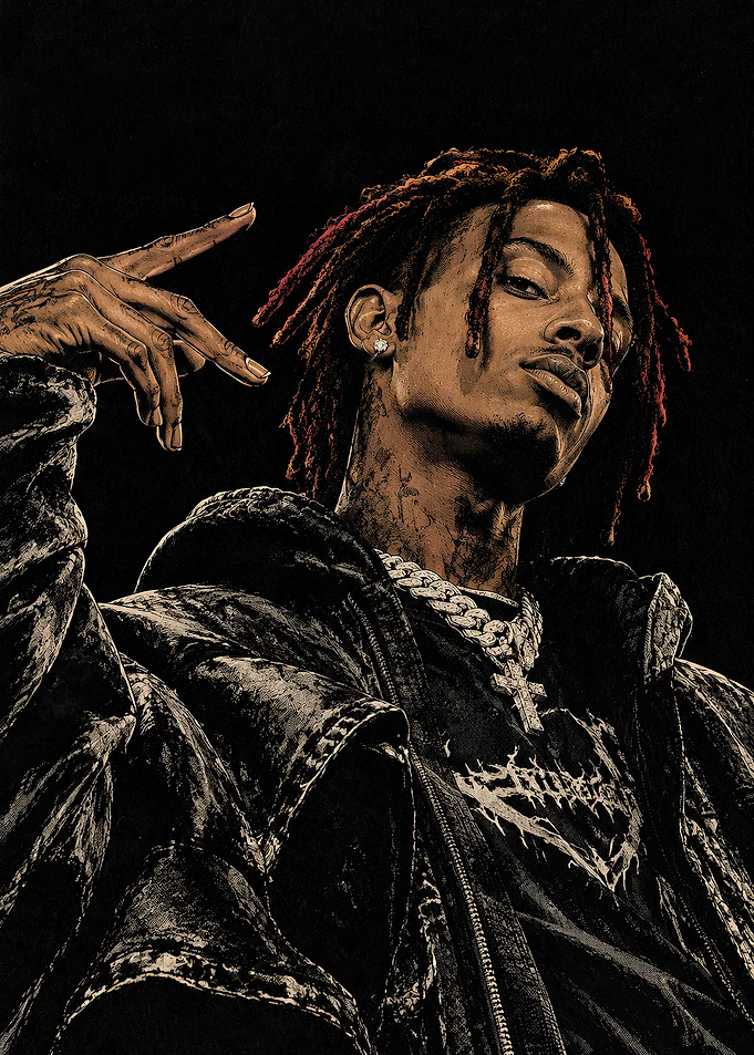 Playboi Carti Portrait Art
