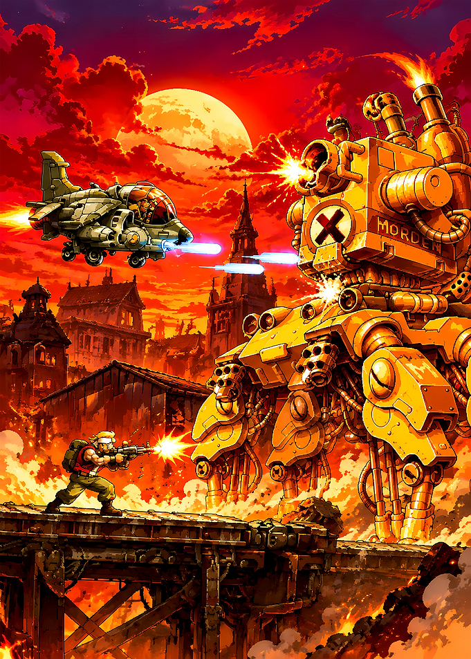 Metal Slug Battle Scene
