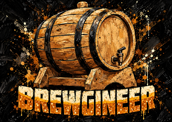 Brewgineer Beer Barrel Art