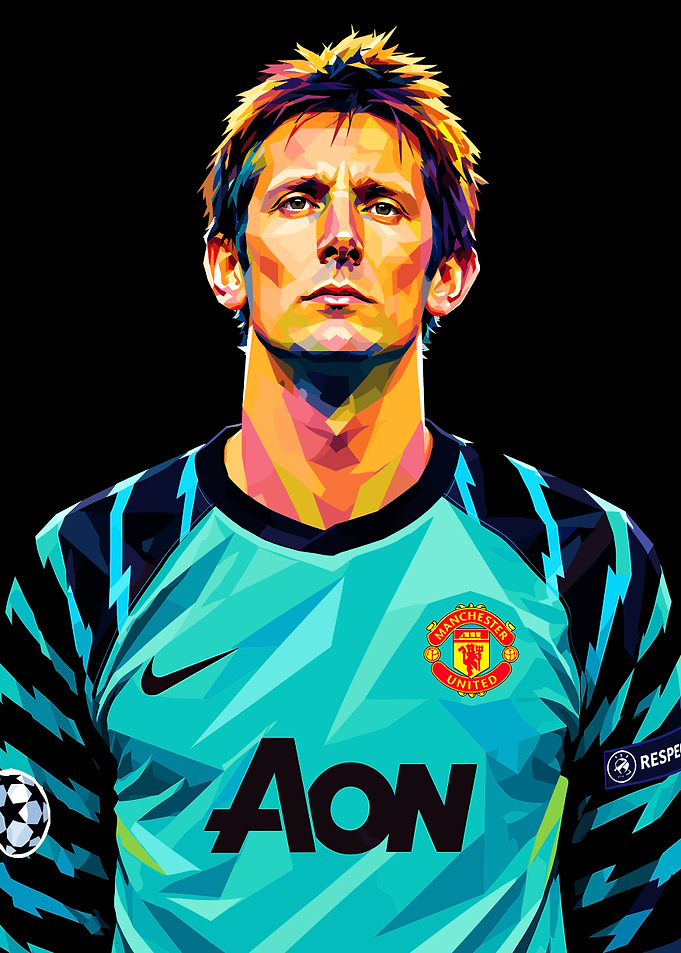 Edwin van der Sar Pop Art Portrait