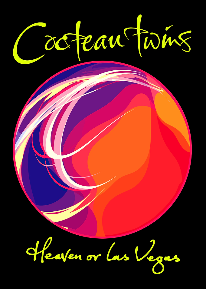 Cocteau Twins Heaven or Las Vegas Poster