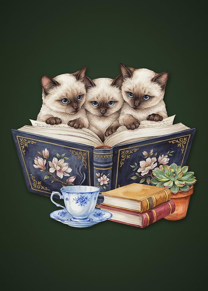 Siamese Kittens Book Club