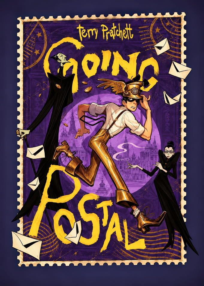 Going Postal Terry Pratchett Book Cover