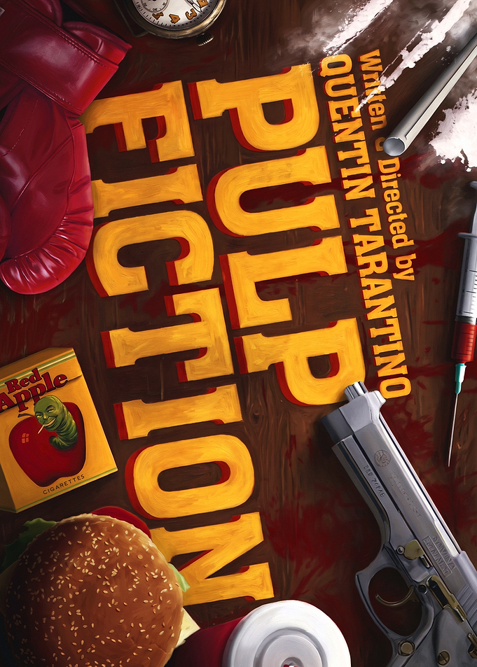 Pulp Fiction Movie Poster Art