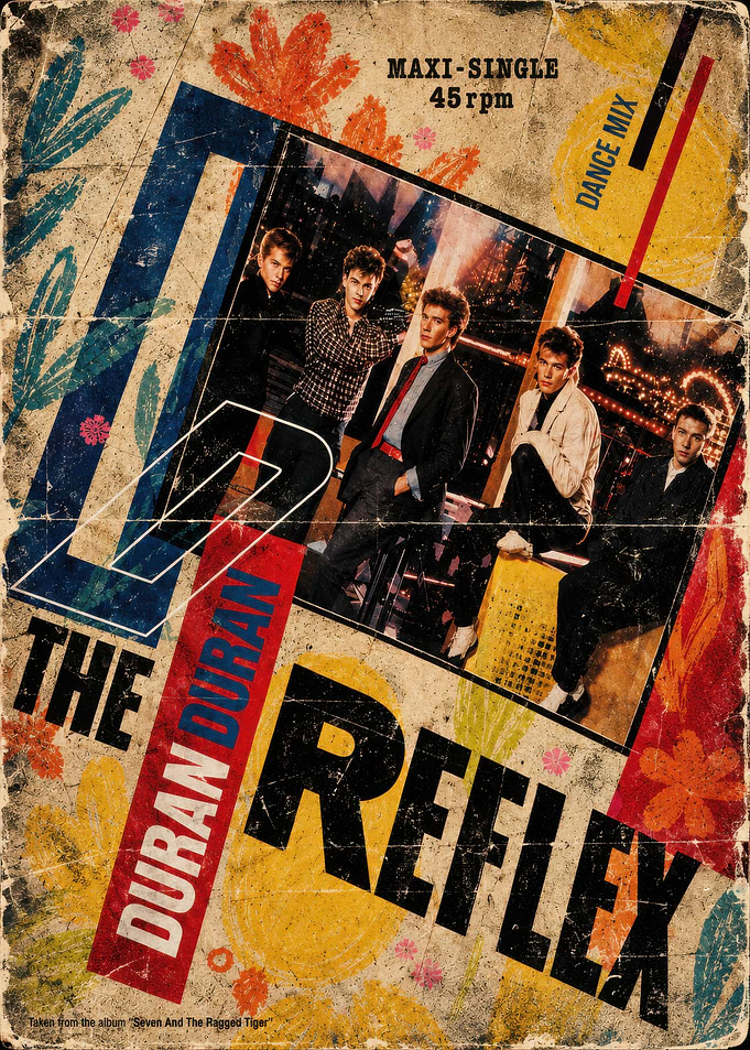 Duran Duran The Reflex Vinyl Cover