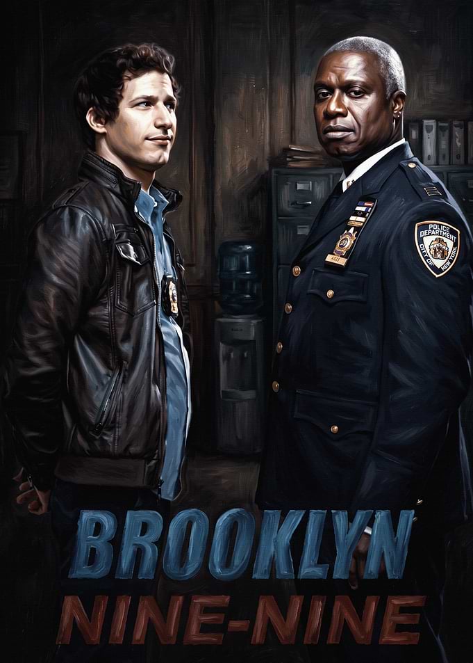 Brooklyn Nine-Nine Jake and Holt Portrait
