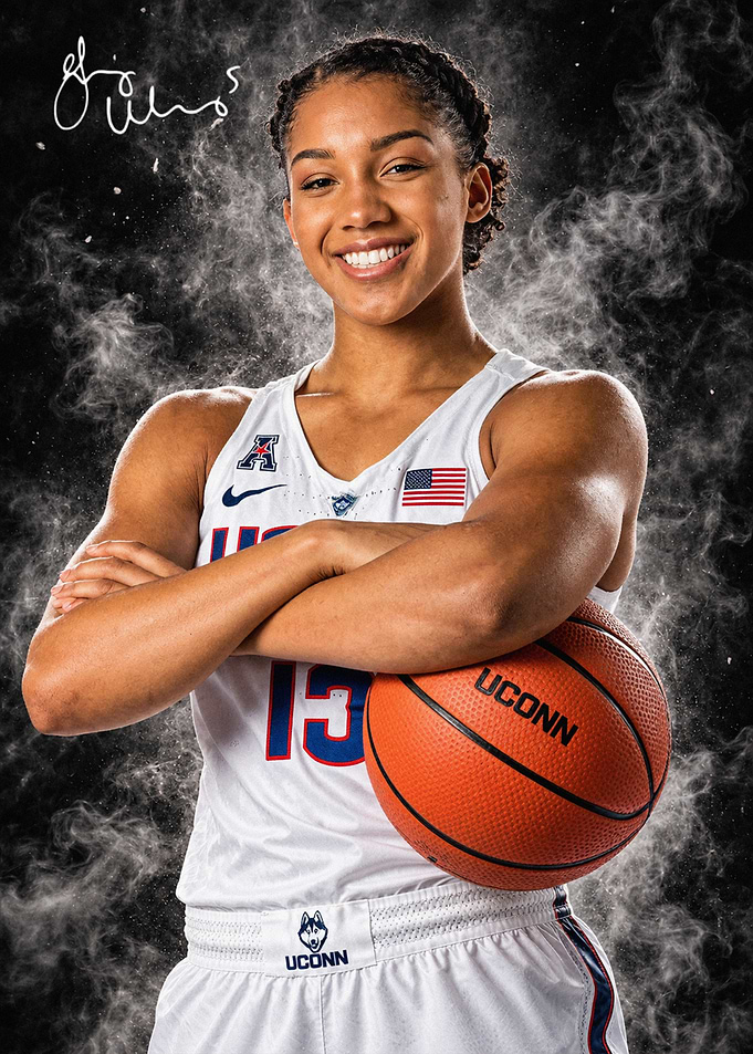 Gabby Williams Basketball Player Portrait