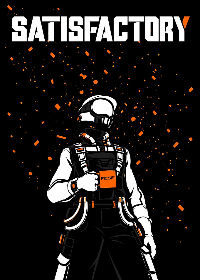 Satisfactory Game Pioneer Poster
