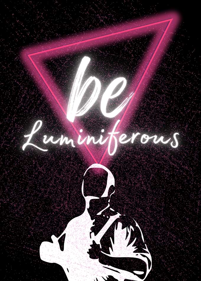 Be Luminiferous Neon Poster