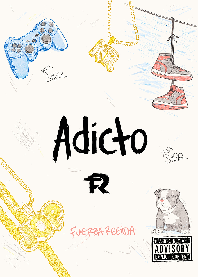 Fuerza Regida Adicto Album Cover Art