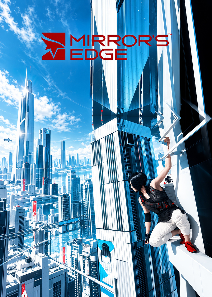 Mirror's Edge Faith Cityscape Poster