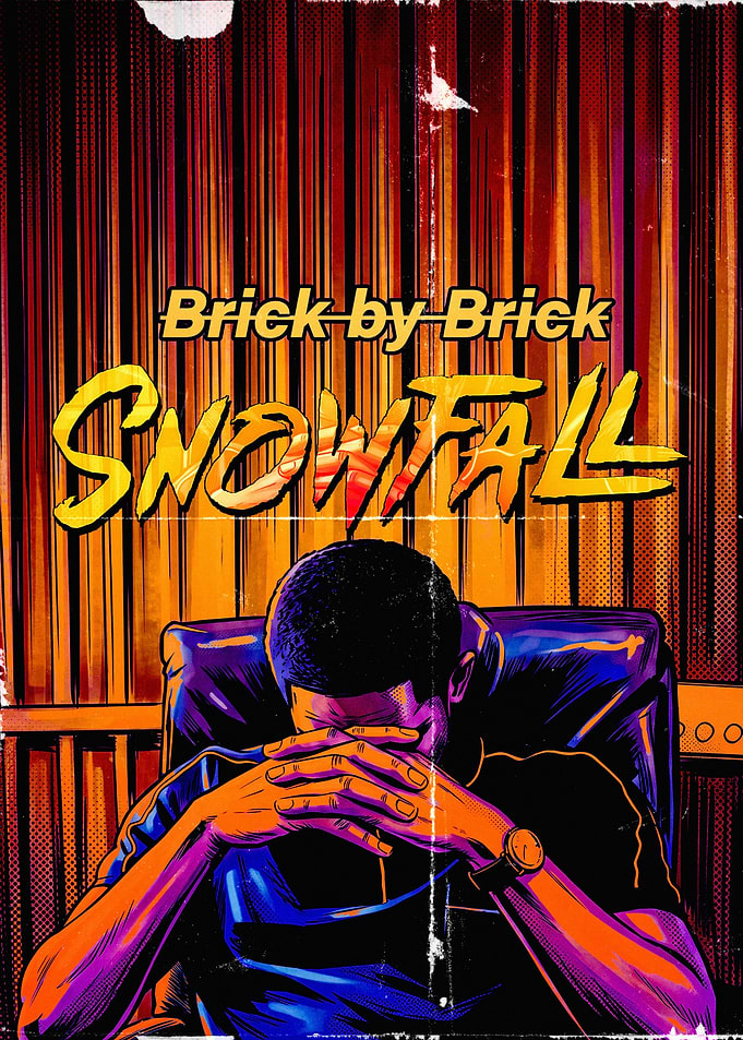 Snowfall Brick by Brick Poster