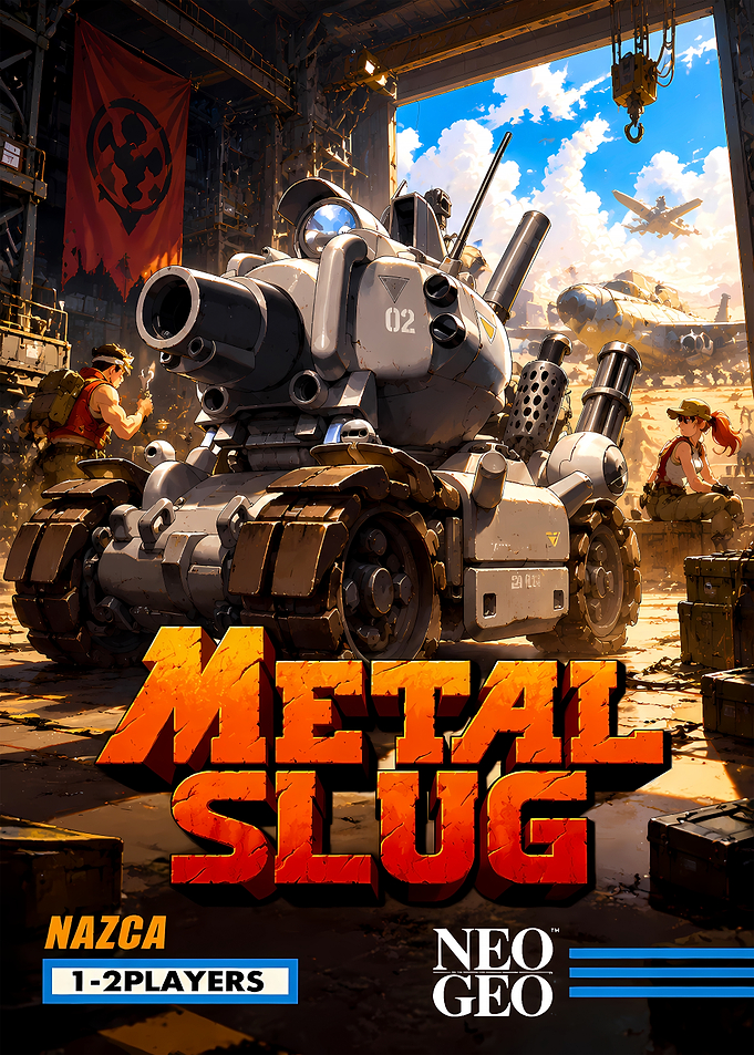 Metal Slug Neo Geo Game Poster