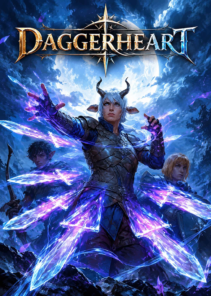 Daggerheart Fantasy Roleplaying Game Cover Art