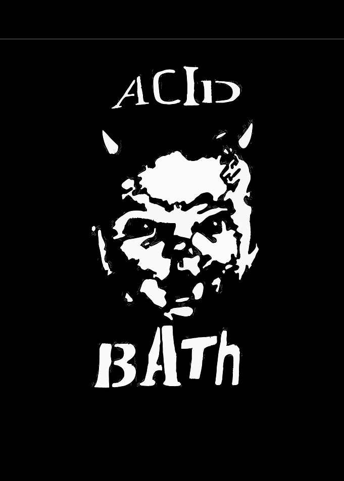 Acid Bath Band Logo Graphic