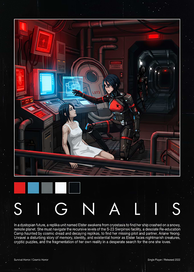 Signalis Game Poster Art