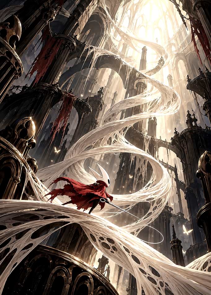 Hornet in Deepnest Hollow Knight