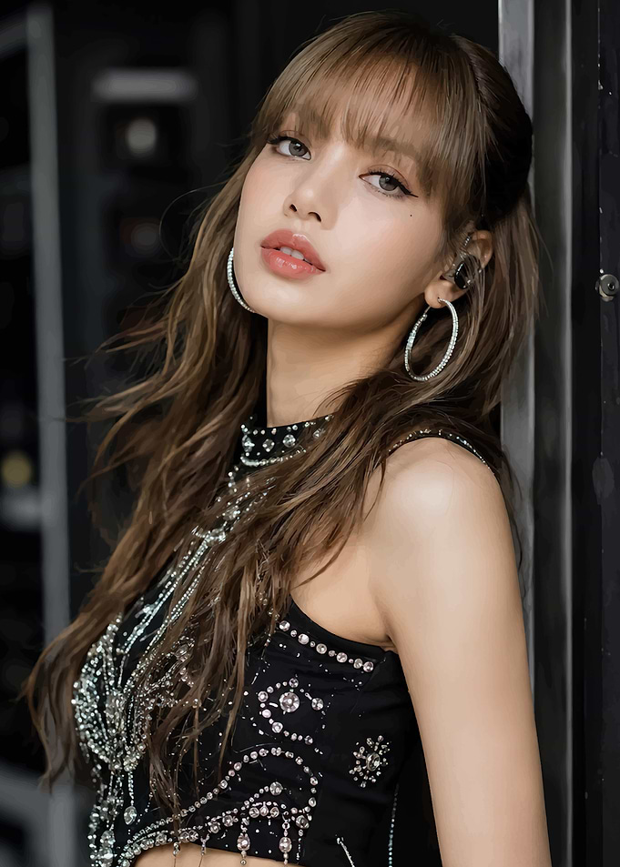 Lisa from Blackpink Portrait