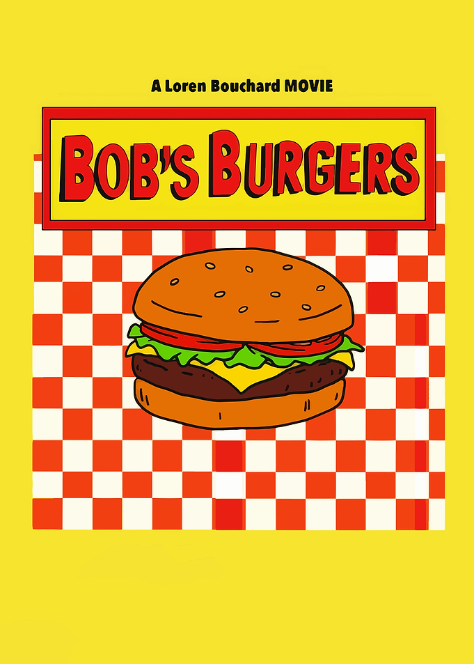 Bob's Burgers Movie Poster Graphic