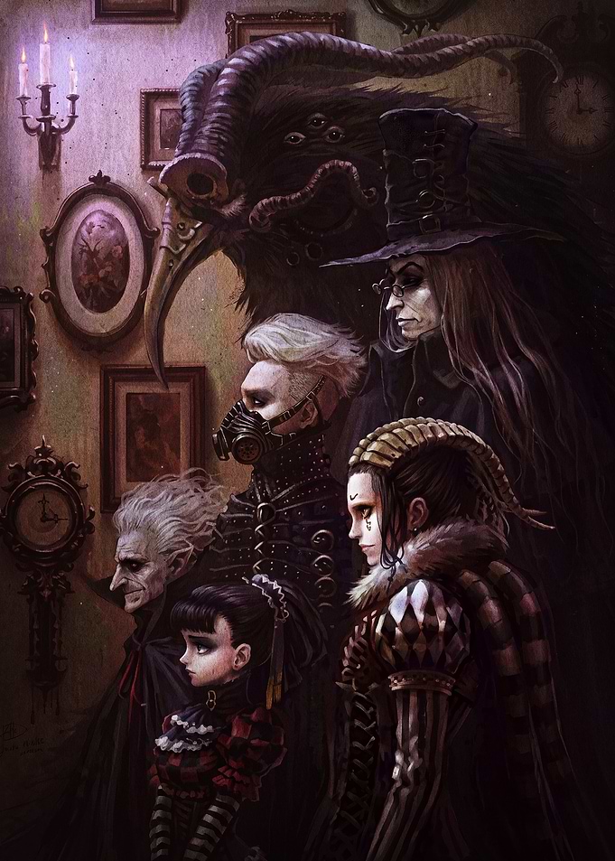 Gothic Fantasy Character Portrait