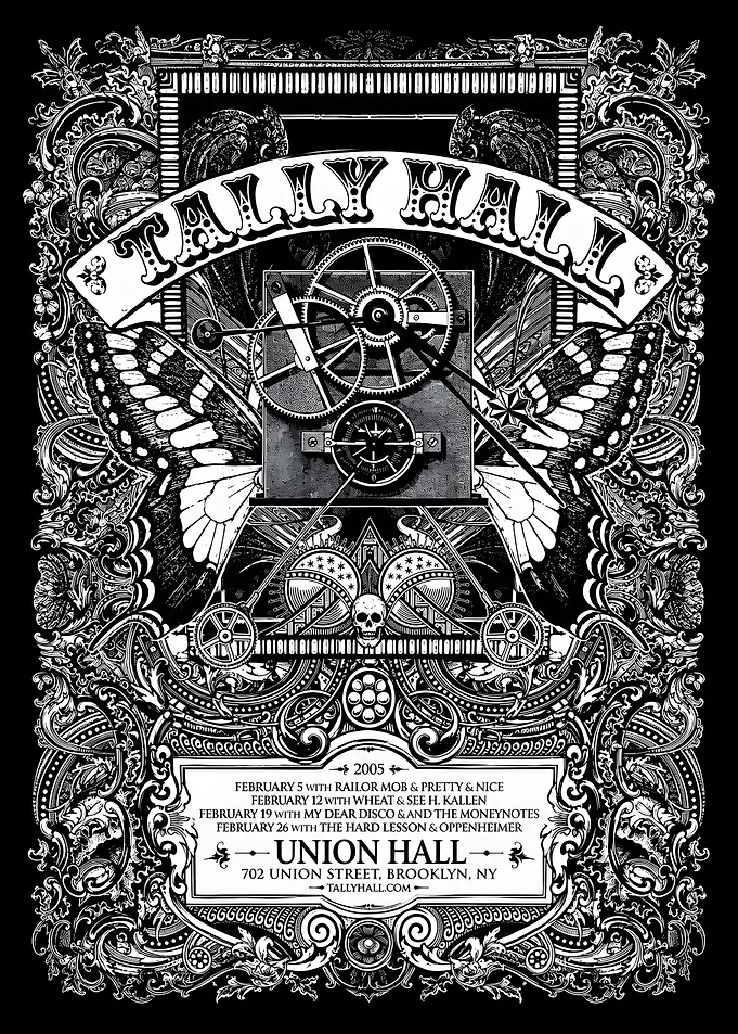 Tally Hall Union Hall Concert Poster