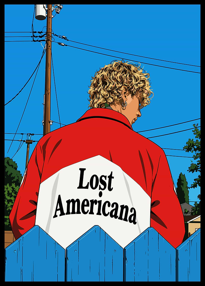 Lost Americana Graphic Art Print