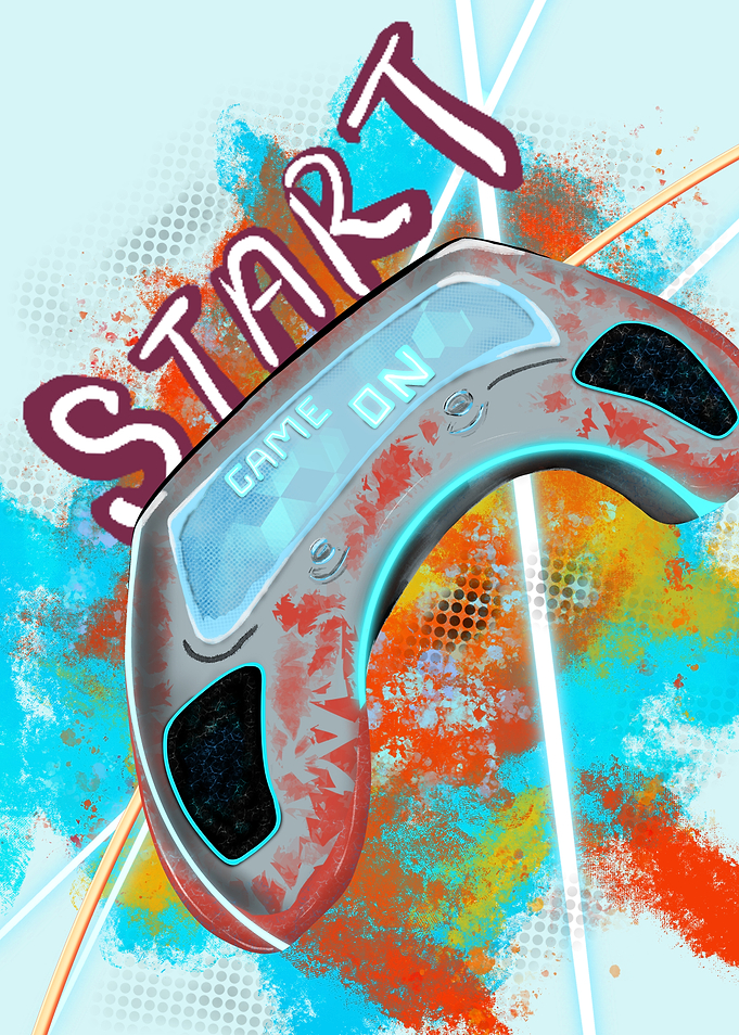 Game On Gaming Controller Art