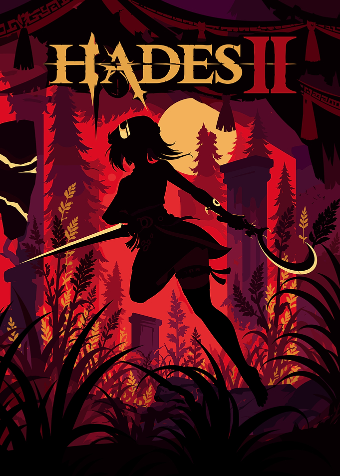 Hades II Melinoe Silhouette Poster