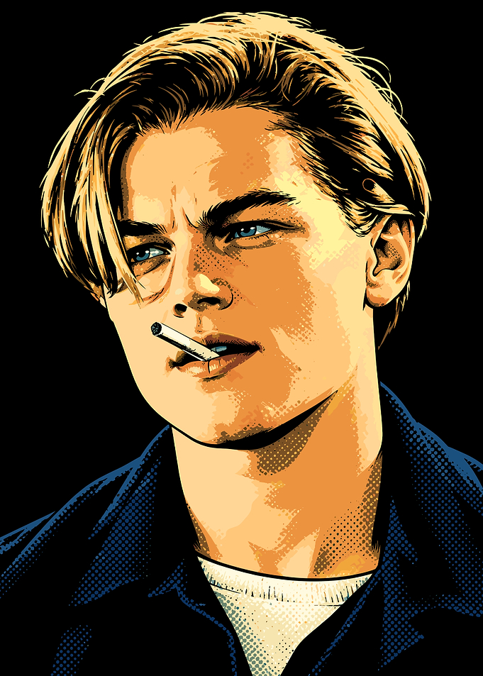 Leonardo DiCaprio Pop Art Portrait