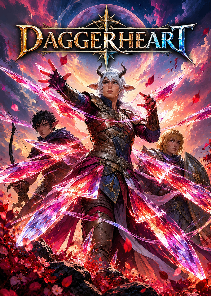 Daggerheart Fantasy Roleplaying Game Cover Art