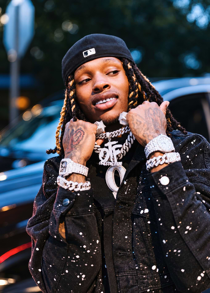 King Von Portrait with Jewelry