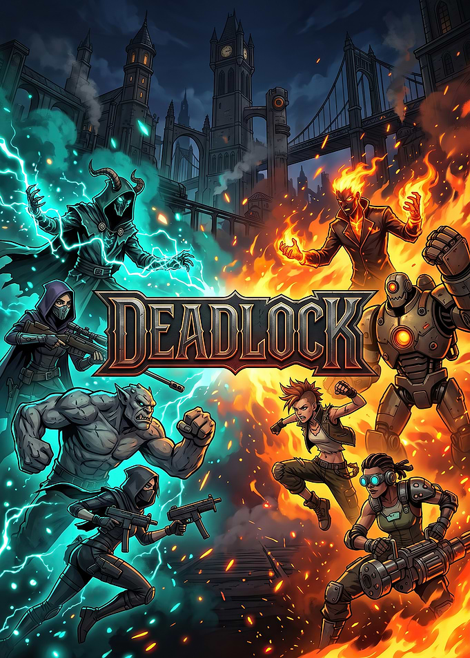 Deadlock Video Game Key Art