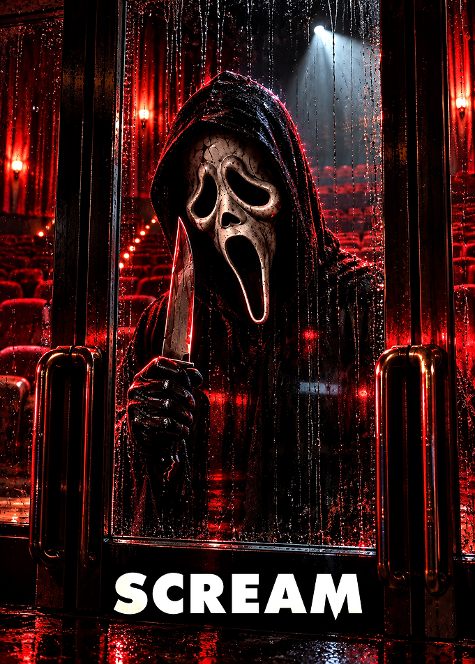 Ghostface Scream Movie Poster