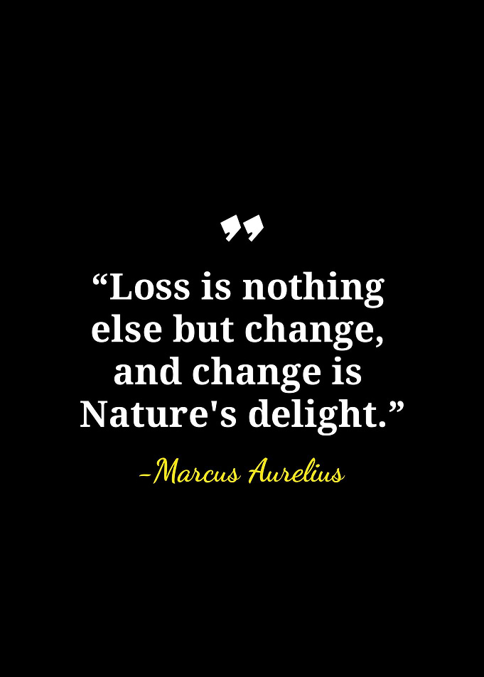 Marcus Aurelius Stoic Quote Poster