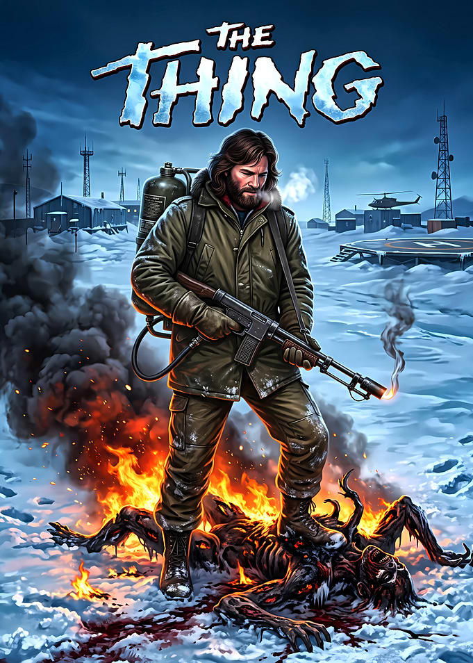 The Thing Movie Poster Art